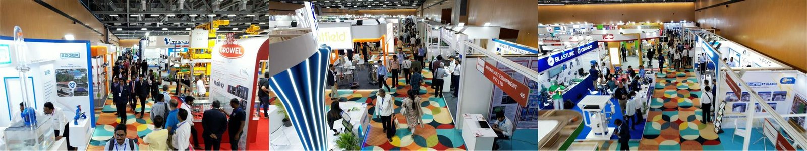 Panorama of the SCE 2025 exhibition floor
